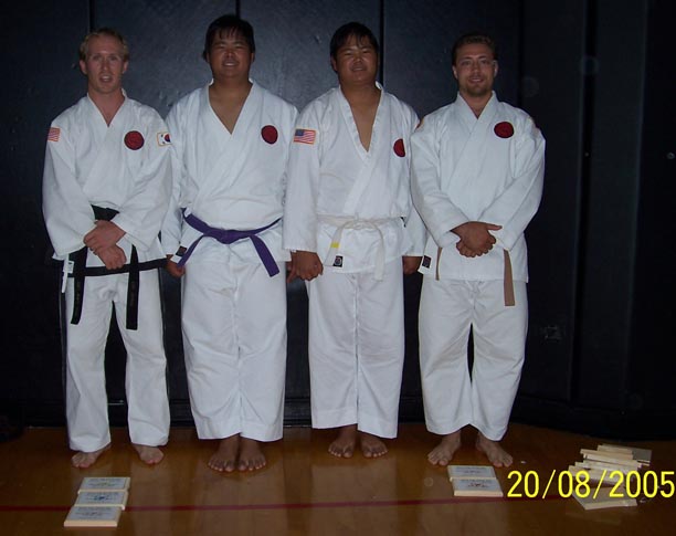 Four TKD Friendship tournament participants